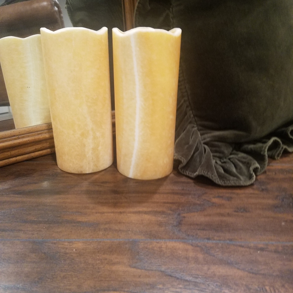 Honey onyx wall sconce Shades/Covers (2)